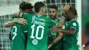 مباراة نادي الوحدة والأهلي السعودي في دوري روشن 