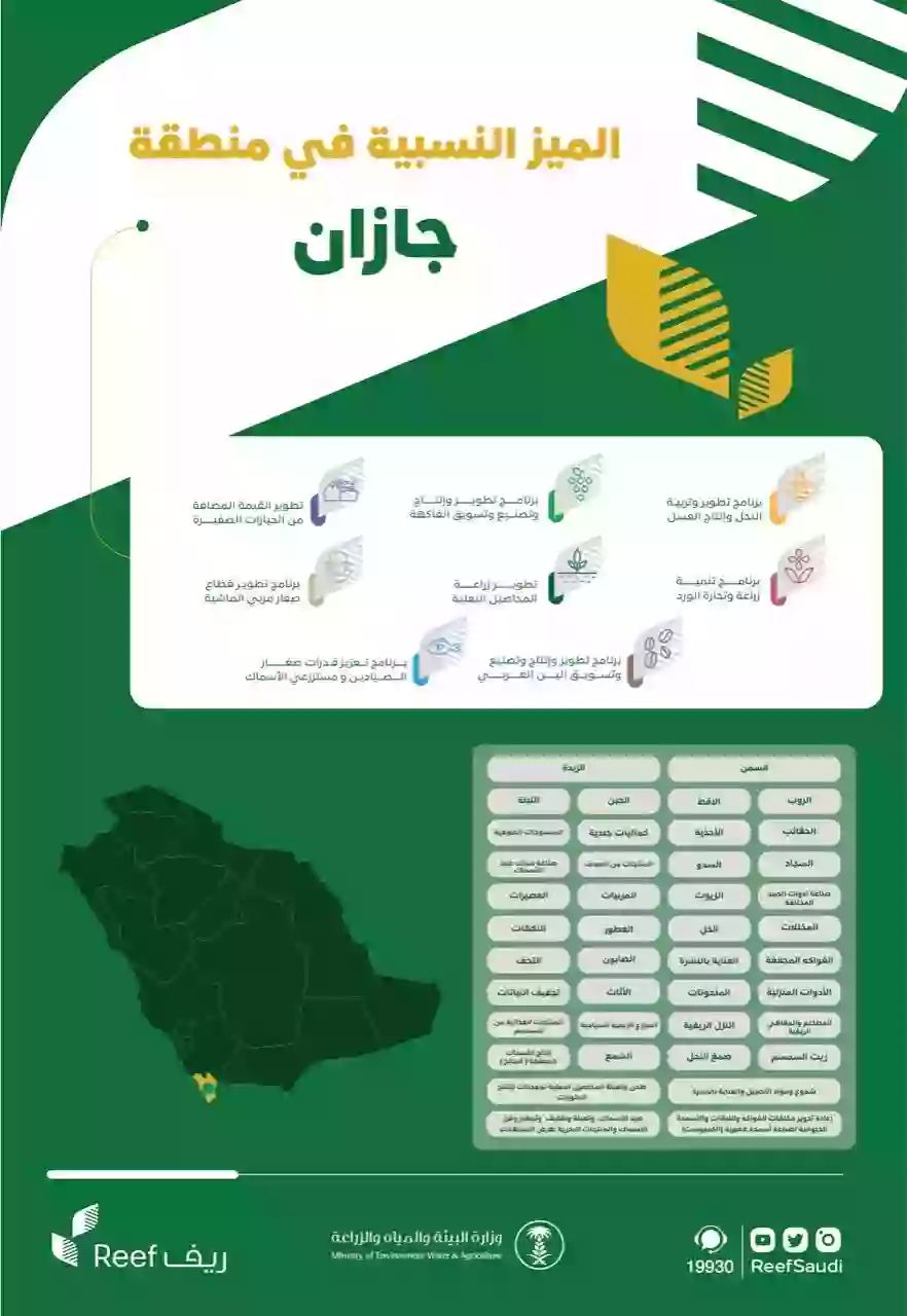 المشاريع المدعومة من ريف