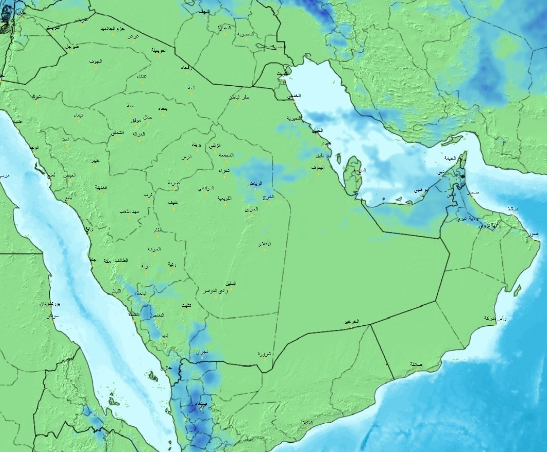 الحصيني يبشر سكان الرياض بعد الجو الصعب