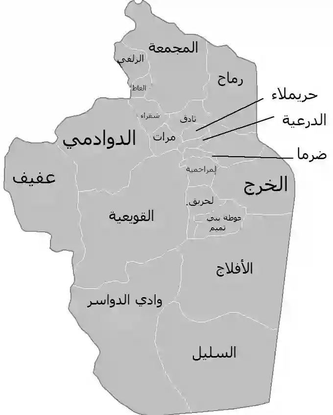 كم سكان الدوادمي 1445؟